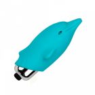 Міні-вібратор у вигляді дельфінчика, блакитний, Adrien Lastic Pocket Vibe Flippy Blue, 7,5 х 2,5 см вид 2