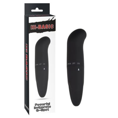 Міні-вібромасажер Chisa Hi-Basic Powerful Invigorate G-Spot для точки G, чорний