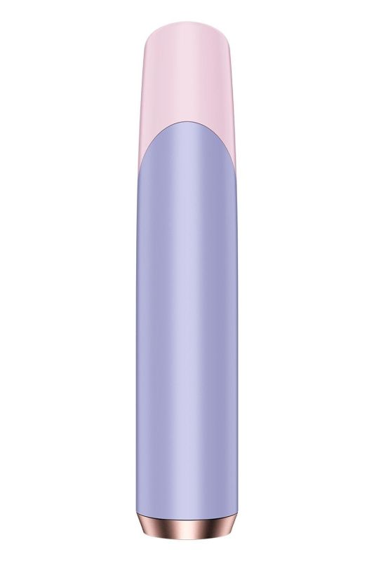 Мініатюрний вакуумний стимулятор клітора Satisfyer Bold Kiss рожево-бузковий вид 3