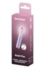 Миниатюрный вакуумный стимулятор клитора Satisfyer Bold Kiss розово-сиреневый вид 7