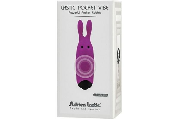 Мінівібратор у вигляді кролика Adrien Lastic Pocket Vibe Rabbit фіолетовий вид 4
