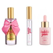 Набор Bijoux Bubblegum (массажное масло, массажный гель, блеск на губ) с ароматом жевательной резинки
