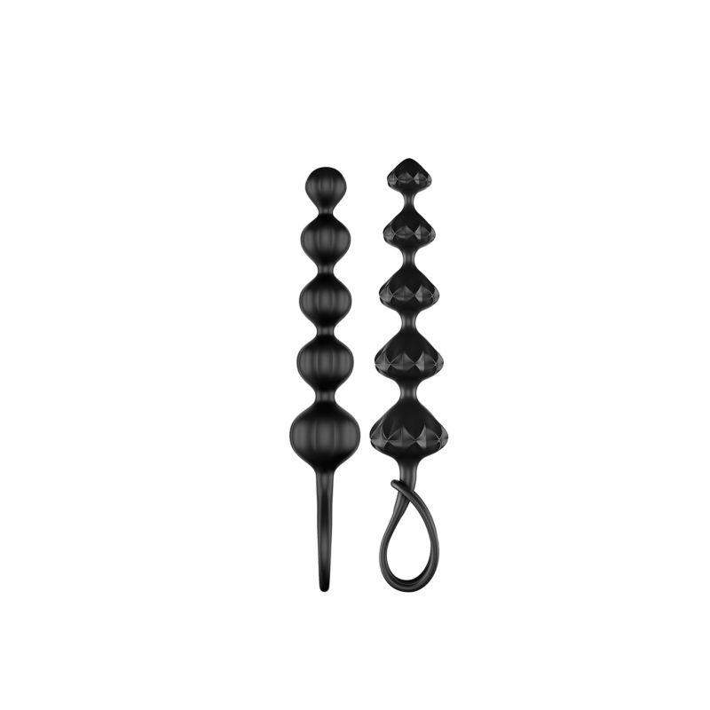 Набір анальних ланцюжків Satisfyer Love Beads, чорний вид 4
