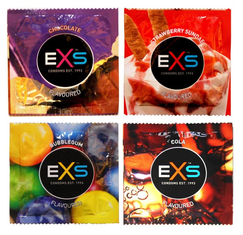 Набор ароматизированных презервативов EXS Flavoured Cola со вкусом колы (цена за 10 шт.) вид 3