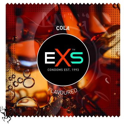 Набор ароматизированных презервативов EXS Flavoured Cola со вкусом колы (цена за 10 шт.)