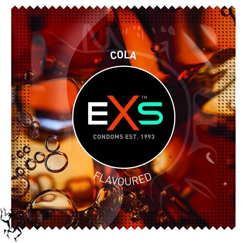Набір ароматизованих презервативів EXS Flavoured Cola зі смаком коли (ціна за 10 шт.) вид 2