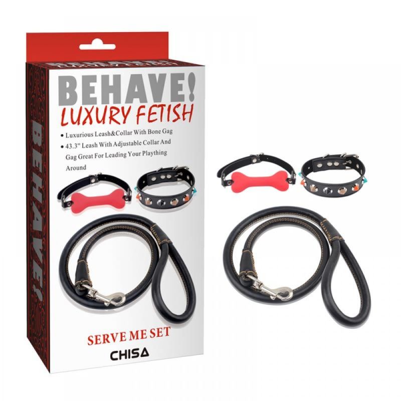 Набір БДСМ Chisa BEHAVE! LUXURY FETISH із 3-х предметів вид 2