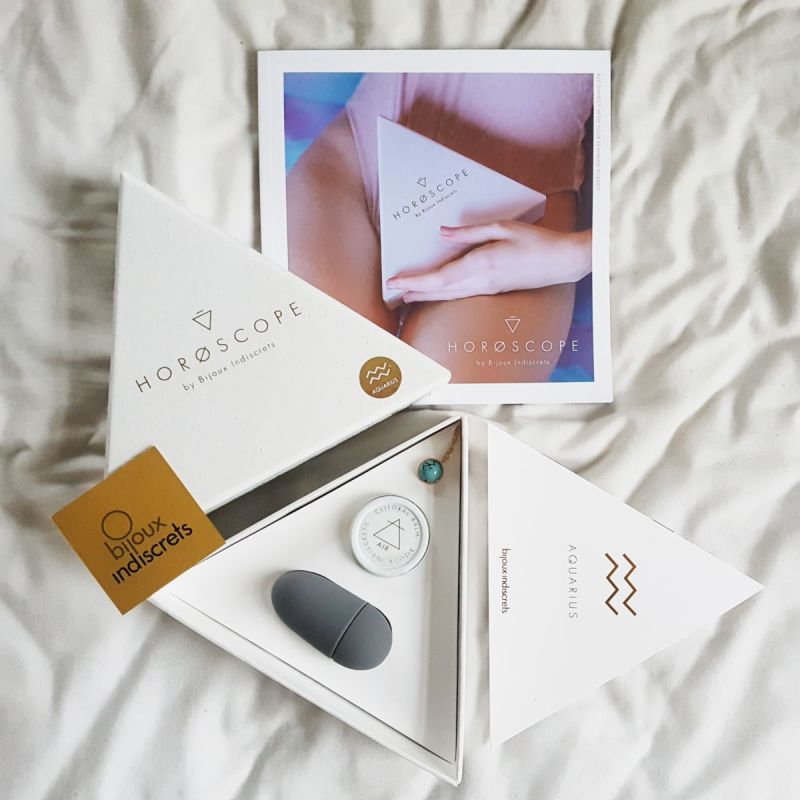 Набір Bijoux Indiscrets HOROSCOPE Leo (Лев) вібратор на палець, гель для клітора, підвіска вид 11