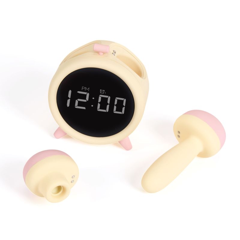 Набір "Годинник Оргазмів" вібратор-будильник BeYourLover Adult Alarm смоктання та вібрація, з додатком вид 5