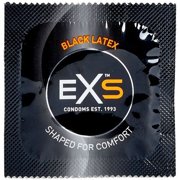 Набір чорних презервативів латексних Exs BLACK (ціна за 10 шт.) вид 3