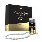 Набір для інтимного масажу Intt Pearls in Love, 15 мл, з гелем та перловим намистом