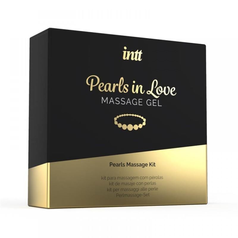 Набір для інтимного масажу Intt Pearls in Love, 15 мл, з гелем та перловим намистом вид 10