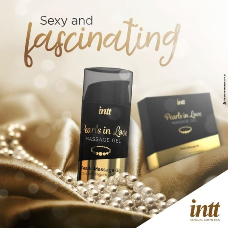 Набір для інтимного масажу Intt Pearls in Love, 15 мл, з гелем та перловим намистом вид 6