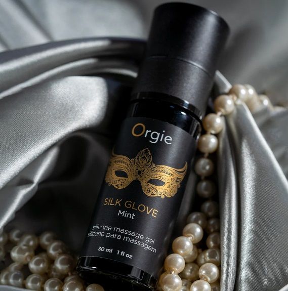 Набір для перлинного масажу Orgie "PEARLS LUST MASSAGE SET" інтимний гель та намисто з перлин вид 4
