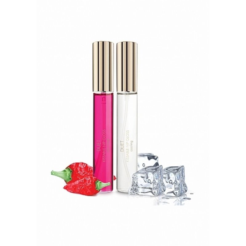 Набор гелей для стимуляции сосков Bijoux Cooling & Warming Nip Gloss, охлаждающий и согревающий вид 3