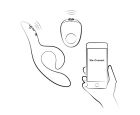 Набор смарт игрушек We-Vibe Date Night кольцо Pivot и вибратор Nova 2 Green вид 21