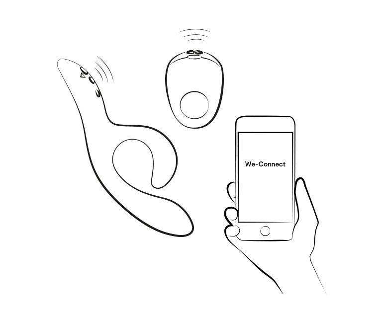 Набор смарт игрушек We-Vibe Date Night кольцо Pivot и вибратор Nova 2 Green вид 21