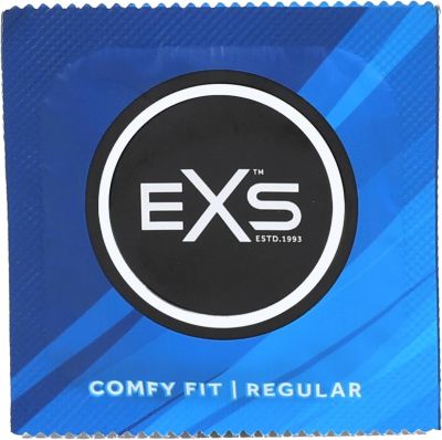 Набор латексных презервативов EXS Regular комфортной формы с резервуаром (цена за 10 шт.)