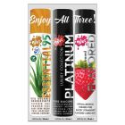 Набір лубрикантів Wet Sampler Lubricant (Platinum, Essential95, Flavored Strawberry) 3 шт. по 30 мл вид 2