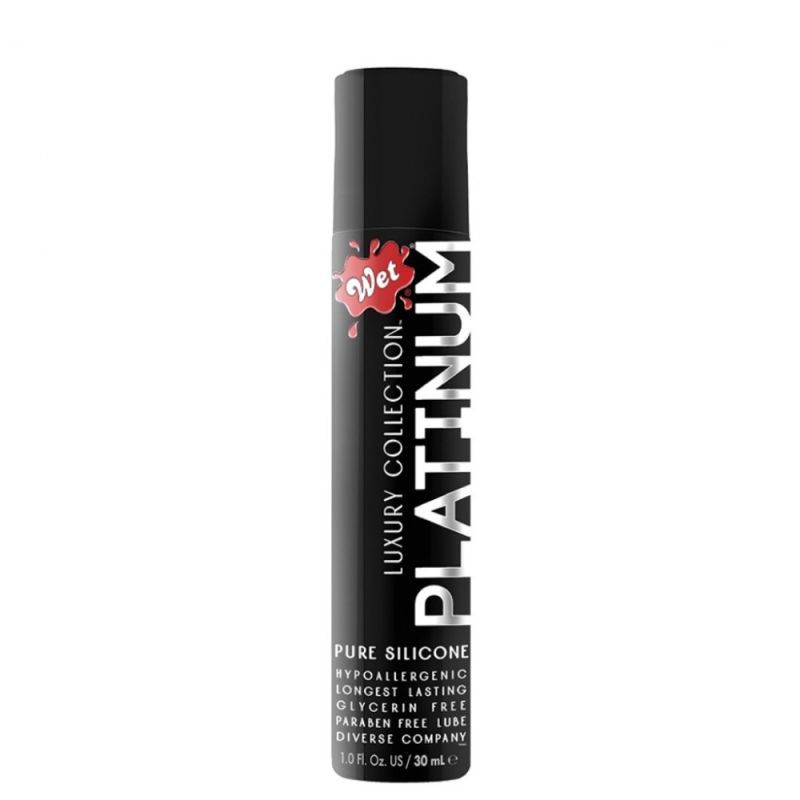 Набор лубрикантов Wet Sampler Lubricant (Platinum, Essential95, Flavored Strawberry), 3 шт. по 30 мл вид 4
