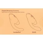 Сменные насадки на Womanizer Inside Out та Duo, черный, размер М вид 4