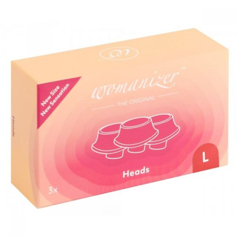 Сменные насадки на Womanizer Premium, Eco, Classic, Liberty, Starlet 2, красные, размер L вид 6