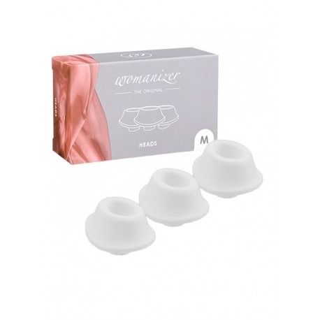 Сменные насадки на Womanizer Premium и Classic белые, размер М вид 6