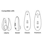 Сменные насадки на Womanizer Premium и Classic фиолетовый, размер S вид 4