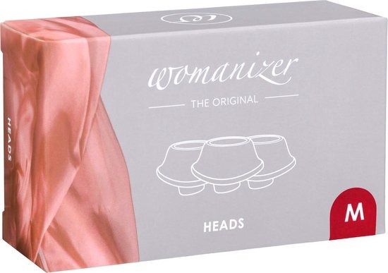 Змінні насадки на Womanizer Premium та Classic червоні, розмір М вид 6