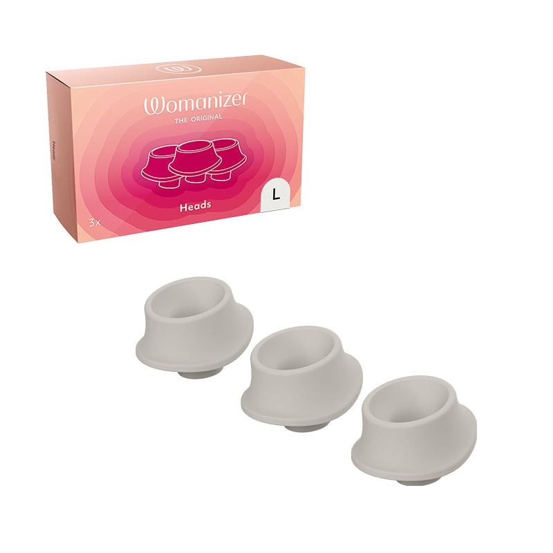 Змінні насадки Womanizer Premium, Eco, Classic, Liberty, Starlet 2, сірий, розмір L вид 4