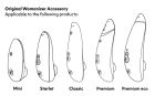 Змінні насадки Womanizer Premium, Eco, Classic, Liberty, Starlet 2, білий, розмір L вид 4