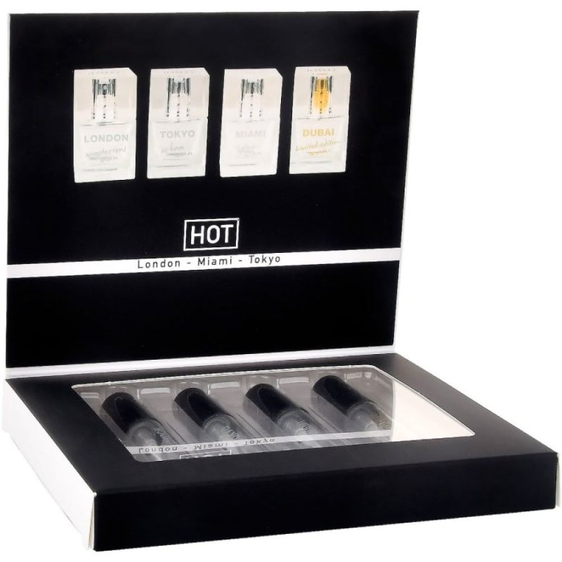 Набір парфумів для чоловіків з феромонами HOT LMTD Pheromone Perfume Мen, 4x5 мл вид 5