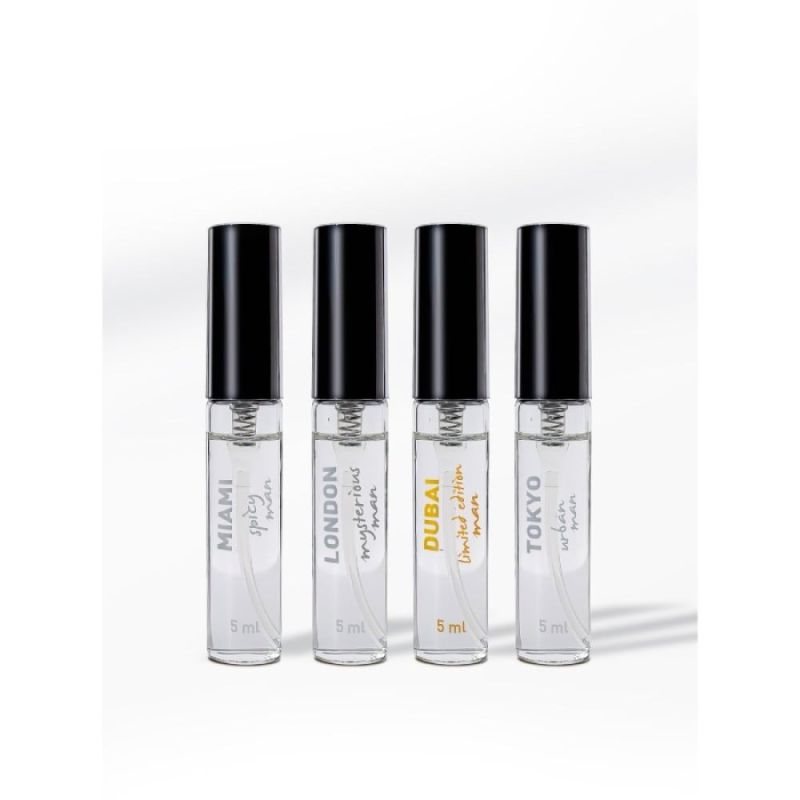 Набор духов для мужчин с феромонами HOT LMTD Pheromone Perfume Men, 4×5 мл вид 3