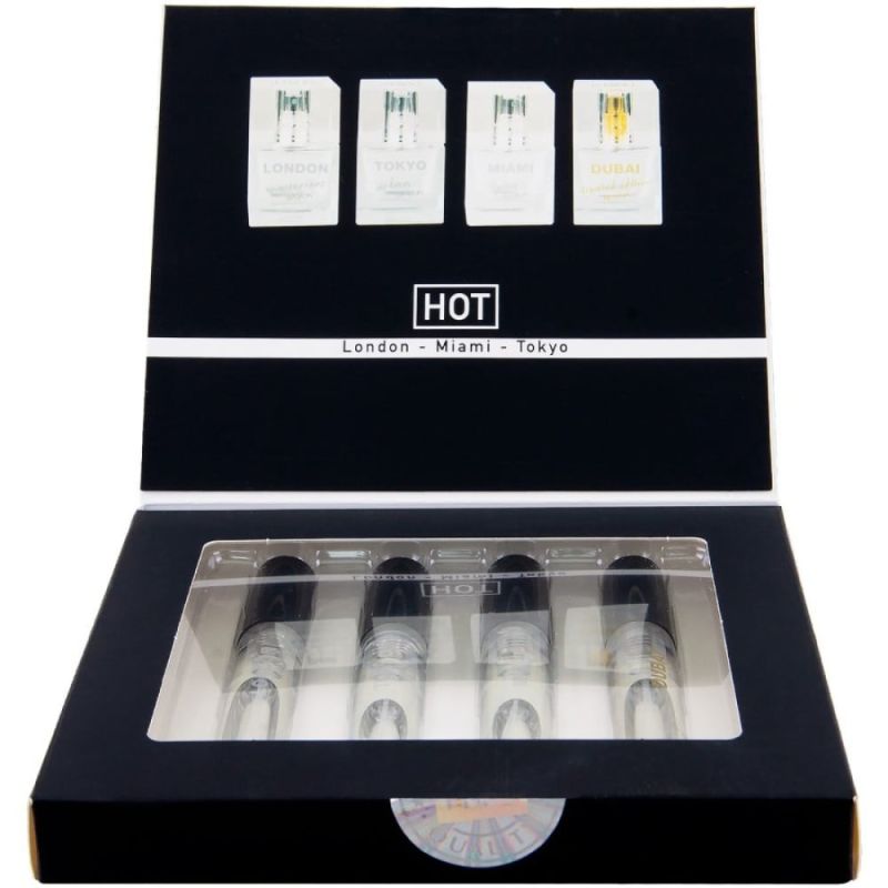 Набір парфумів для чоловіків з феромонами HOT LMTD Pheromone Perfume Мen, 4x5 мл вид 4