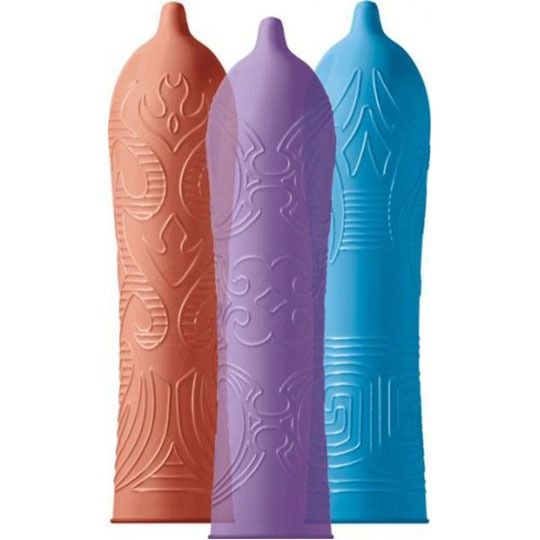 Набір презервативів із рельєфом у вигляді тату ONE Tattoo Touch (ціна за упаковку, 100 шт.) вид 5