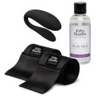 Набір з парним вібратором Sync Lite We-Vibe та Moving As One від Fifty Shades of Grey, чорний вид 3