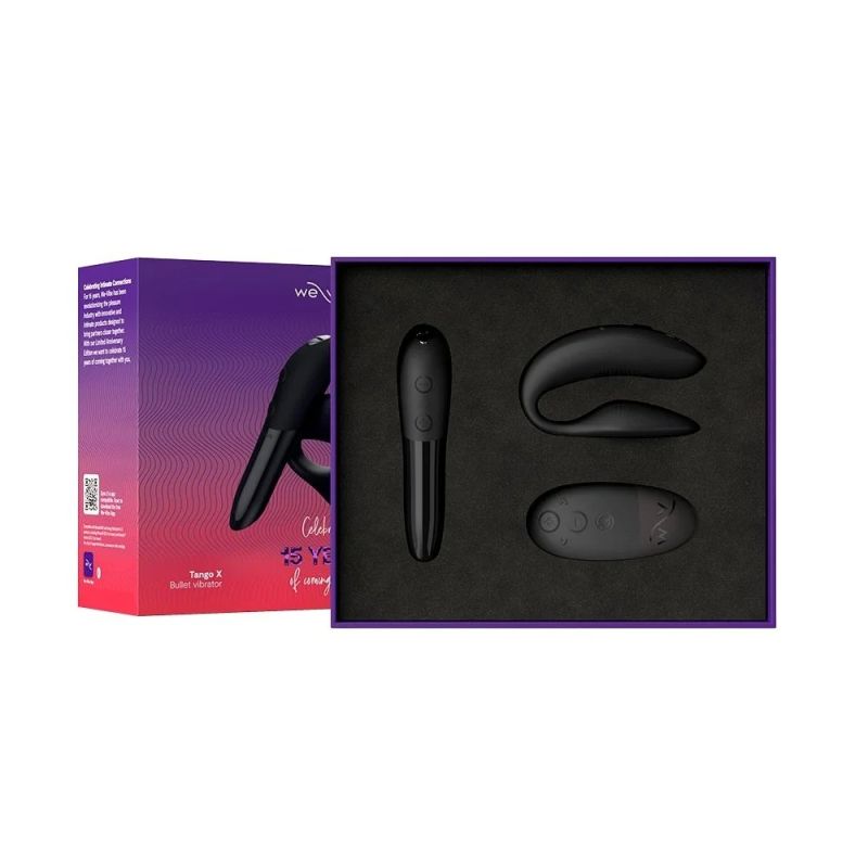 Набір секс-іграшок вібратор для пар Sync 2 та віброкуля Tango X We-Vibe Limited Anniversary Edition вид 10