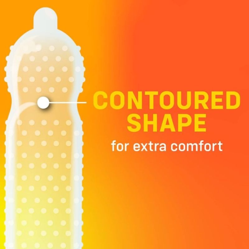 Набор текстурированных презервативов с шипами ONE Super Studs (цена за упаковку 12 шт) вид 5