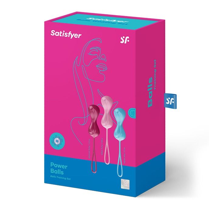 Набір вагінальних кульок Satisfyer Balls C02 double, medium вид 5