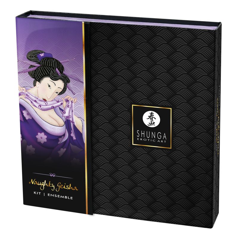 Набор возбуждающей косметики + вибропуля Shunga NAUGHTY GEISHA COLLECTION 31ML вид 10