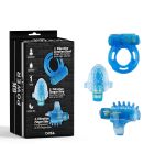 Набор вибро-игрушек Chisa GK Power Teasers Ring Kit, синий вид 2