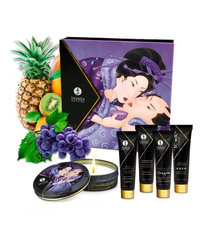 Набор интимной косметики SHUNGA GEISHAS SECRET KIT EXOTIC FRUITS 67ML вид 2