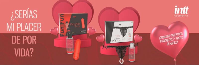 Набор INTT Brazilian Panty из чёрных трусиков и лубриканта вид 3