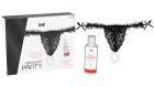 Набір INTT Brazilian Panty із чорних трусиків та лубриканта вид 2