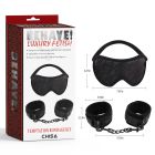 Набор БДСМ маска + наручники Chisa Behave Luxury Fetish вид 4