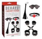 Набор БДСМ 6 предметов Chisa Behave Luxury Fetish, чёрный вид 2
