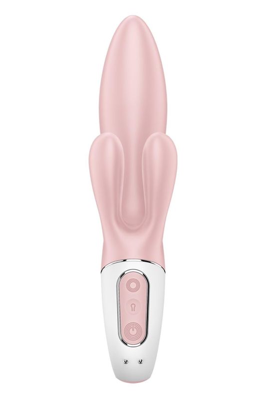 Надувний вібратор-кролик Satisfyer Air Pump Bunny 3 рожевий вид 4