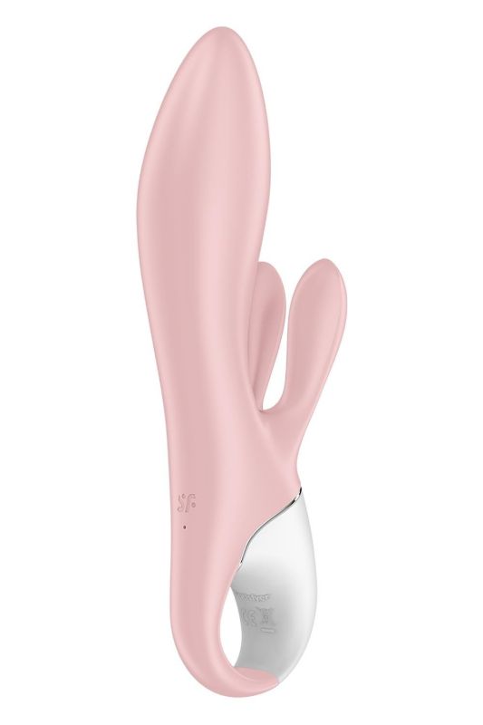 Надувний вібратор-кролик Satisfyer Air Pump Bunny 3 рожевий вид 2
