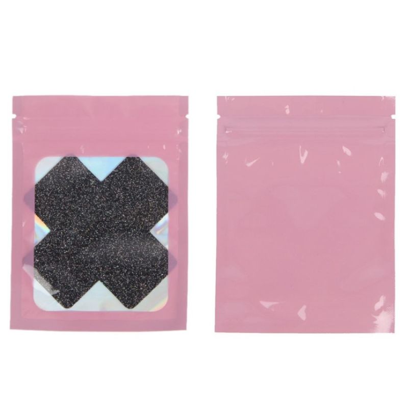 Пестиси з гліттером Star Night у вигляді хрестиків, чорний вид 5