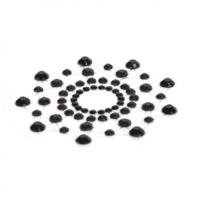 Наклейки для груди Bijoux Indiscrets Mimi - Black вид 3